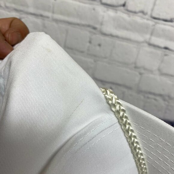 Vintage Hat Cap Snapback White Trucker Rope TRIMAC Transportation Embroidered - Picture 9 of 9